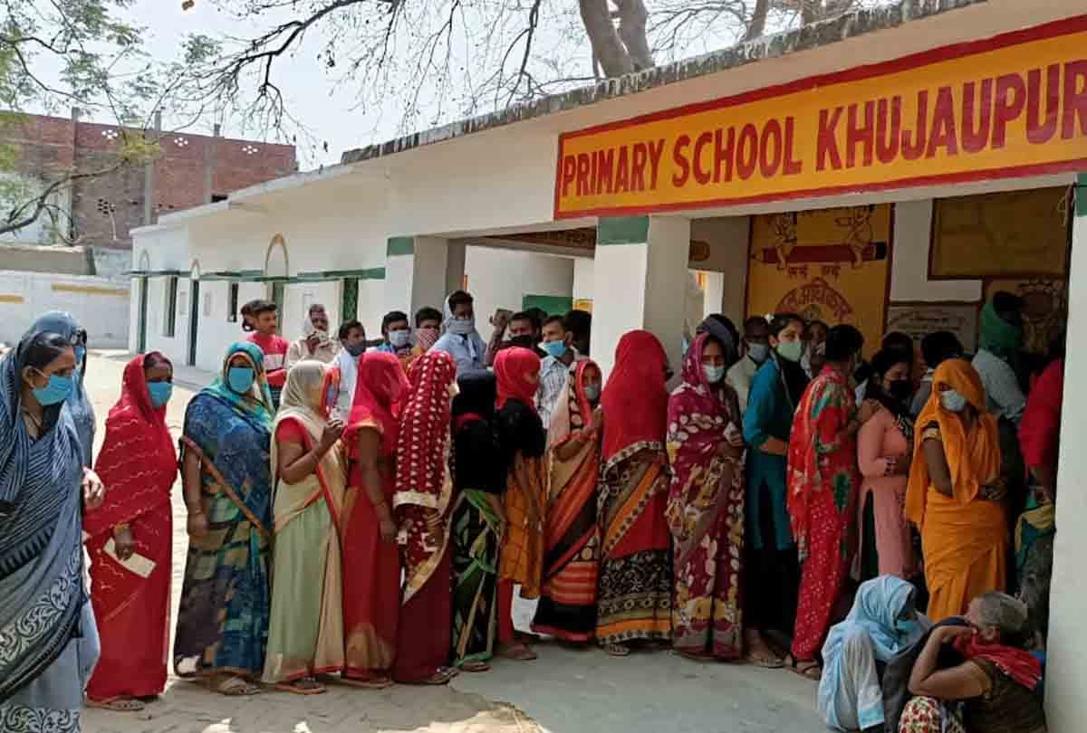 Panchayat elections: 59.63 percent polling in Kanpur