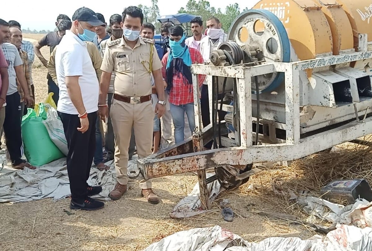 Himachal News: Woman crushed to death in threshing machine Sirmour Himachal Pradesh