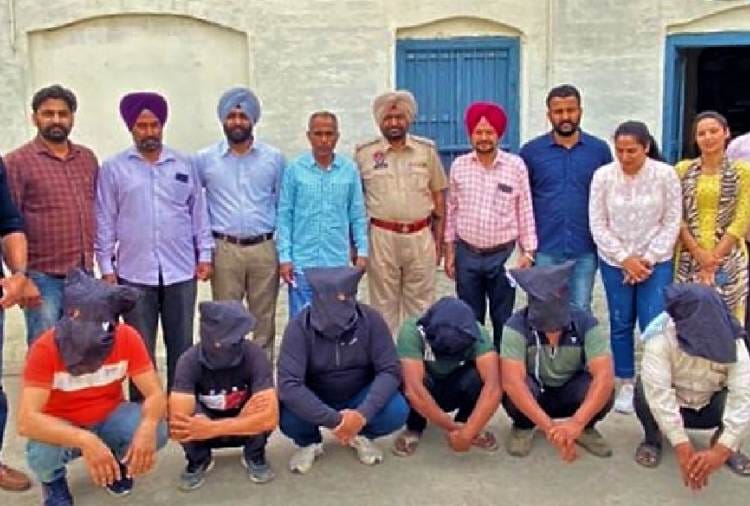 Hoshiarpur Police arrested six when stolen spirits from tankers