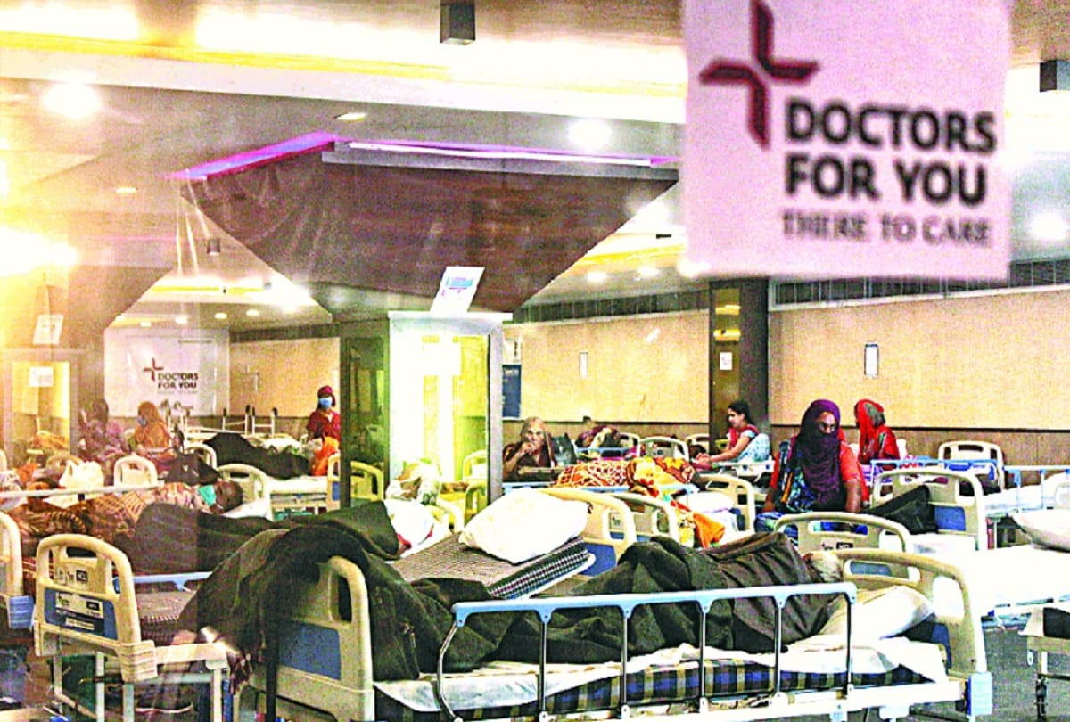 first time more than 10 thousand corona patients admitted in hospitals in delhi