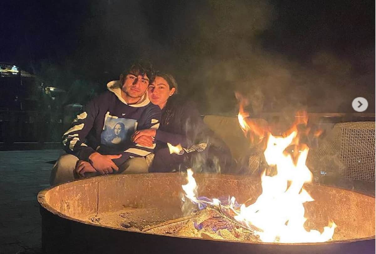 Photos: Sara Ali Khan was seen having fun with mother and brother in Gulmarg litigants