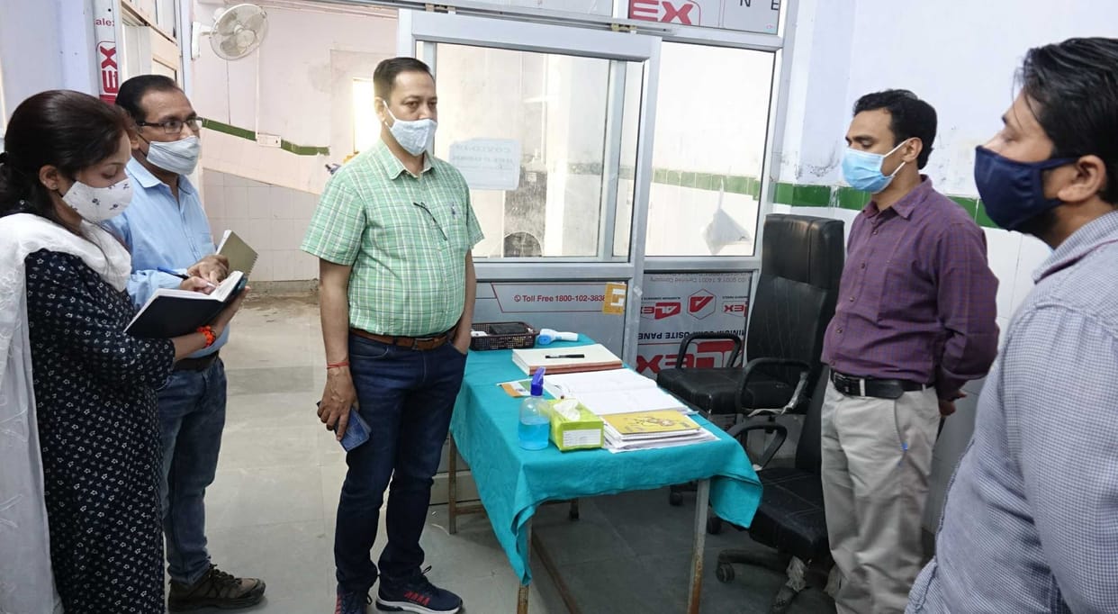ADM tests the arrangements for Kovid Hospital