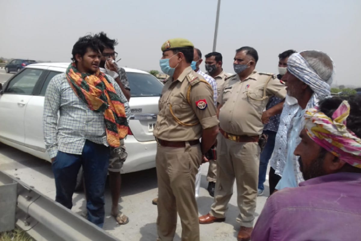Farmers has conflict in UP and Haryana border dispute and one farmer killed in firing at Baghpat