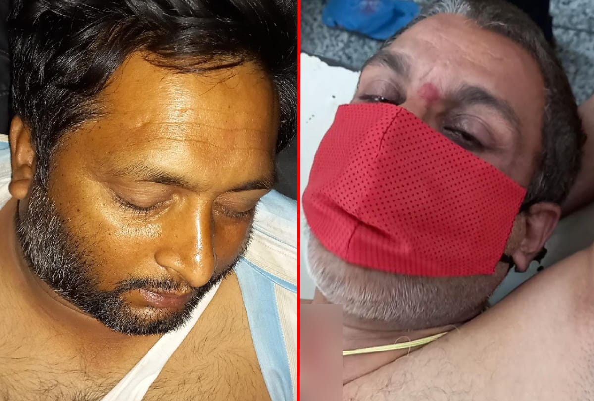 gun shot garment shopkeeper attempt to murder due to panchayat election rivalry in Gorakhpur