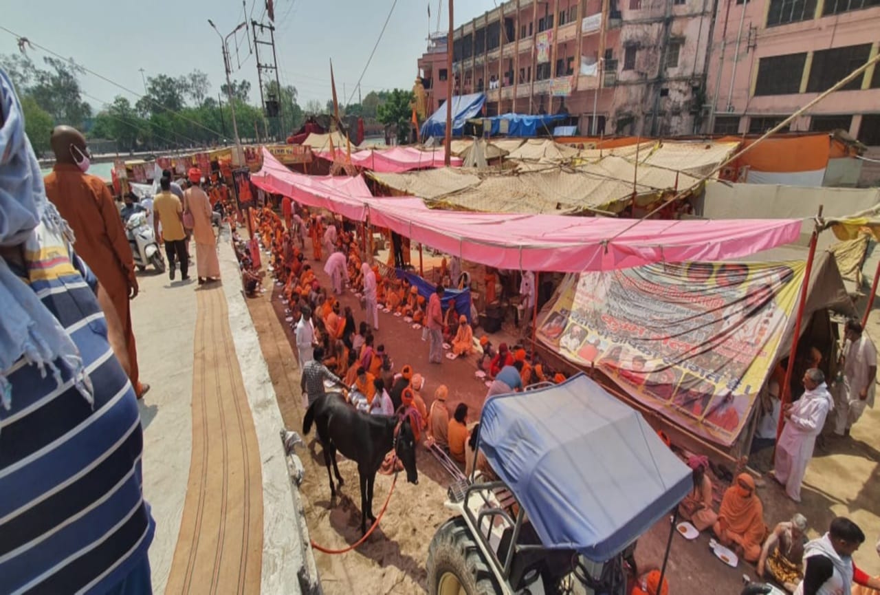 Haridwar Kumbh Mela 2021 latest news : market is empty, bairagi camp