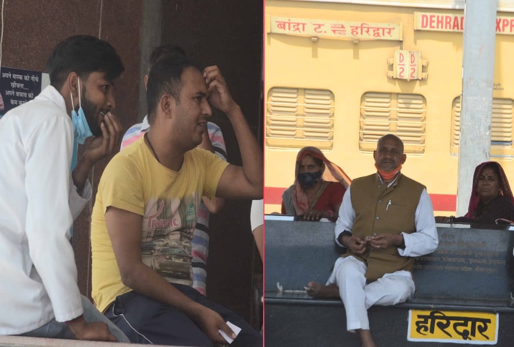 Kumbh Mela 2021: Covid 19 Rules Broke on Haridwar Railway Station Photos