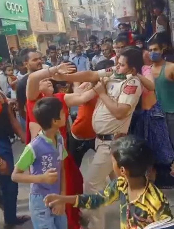 Havildar beaten at the notice of a quarrel