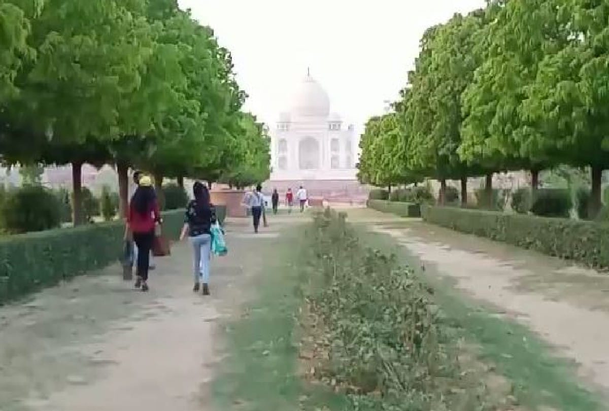 mehtab bagh opens for shooting unit of tv serial in agra