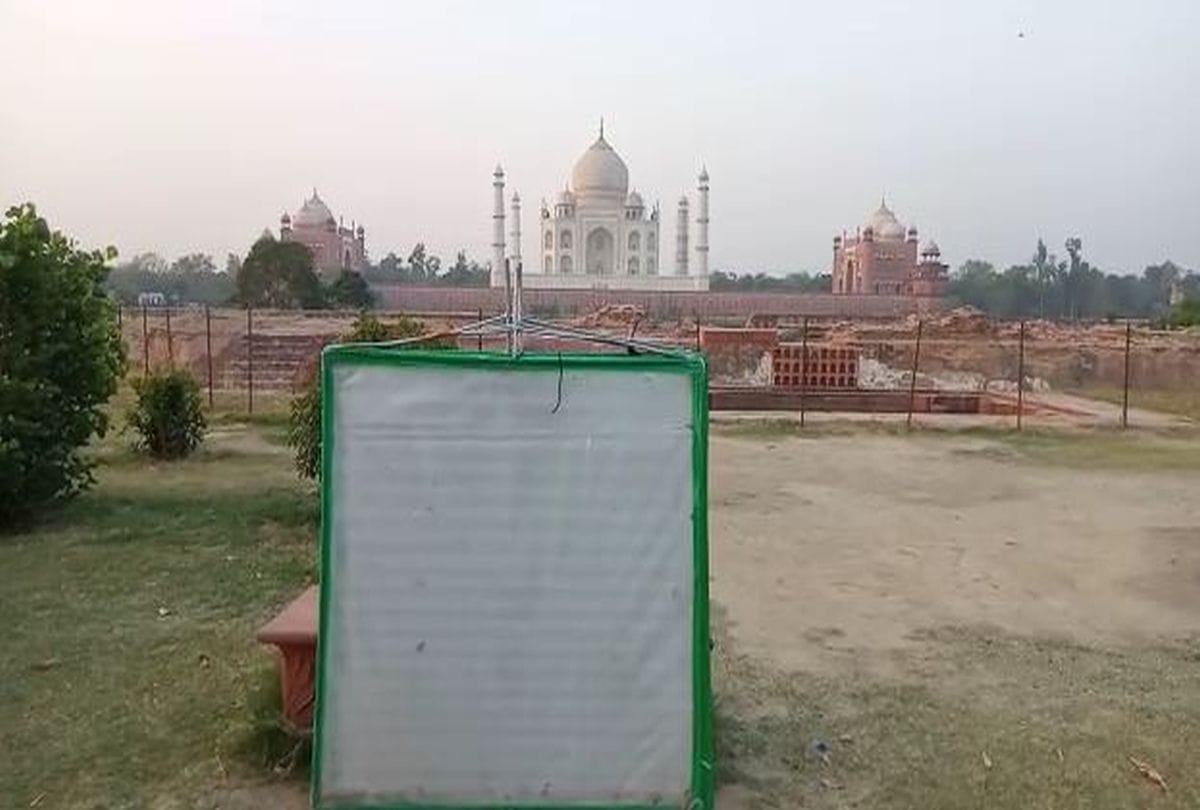 mehtab bagh opens for shooting unit of tv serial in agra