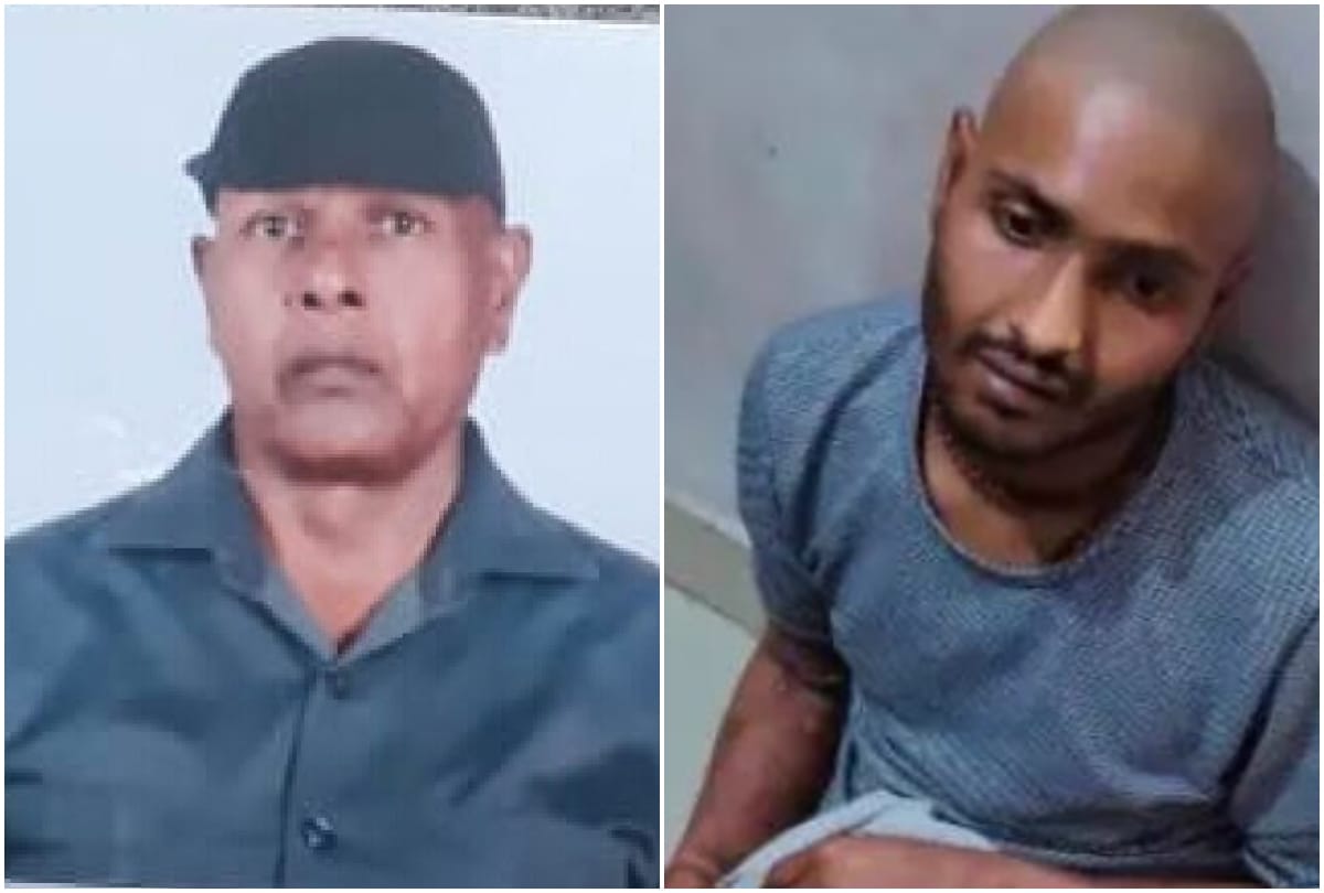 young man reaches the police station after killing his father in agra