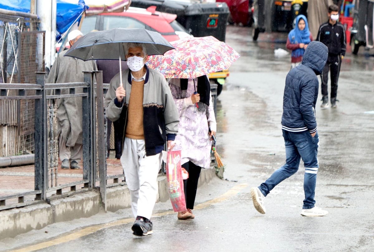 weather forecast jammu kashmir rain and fresh snowfall in Kashmir Valley