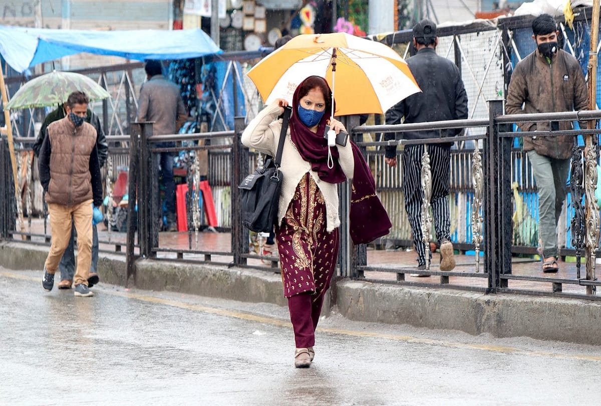 weather forecast jammu kashmir rain and fresh snowfall in Kashmir Valley