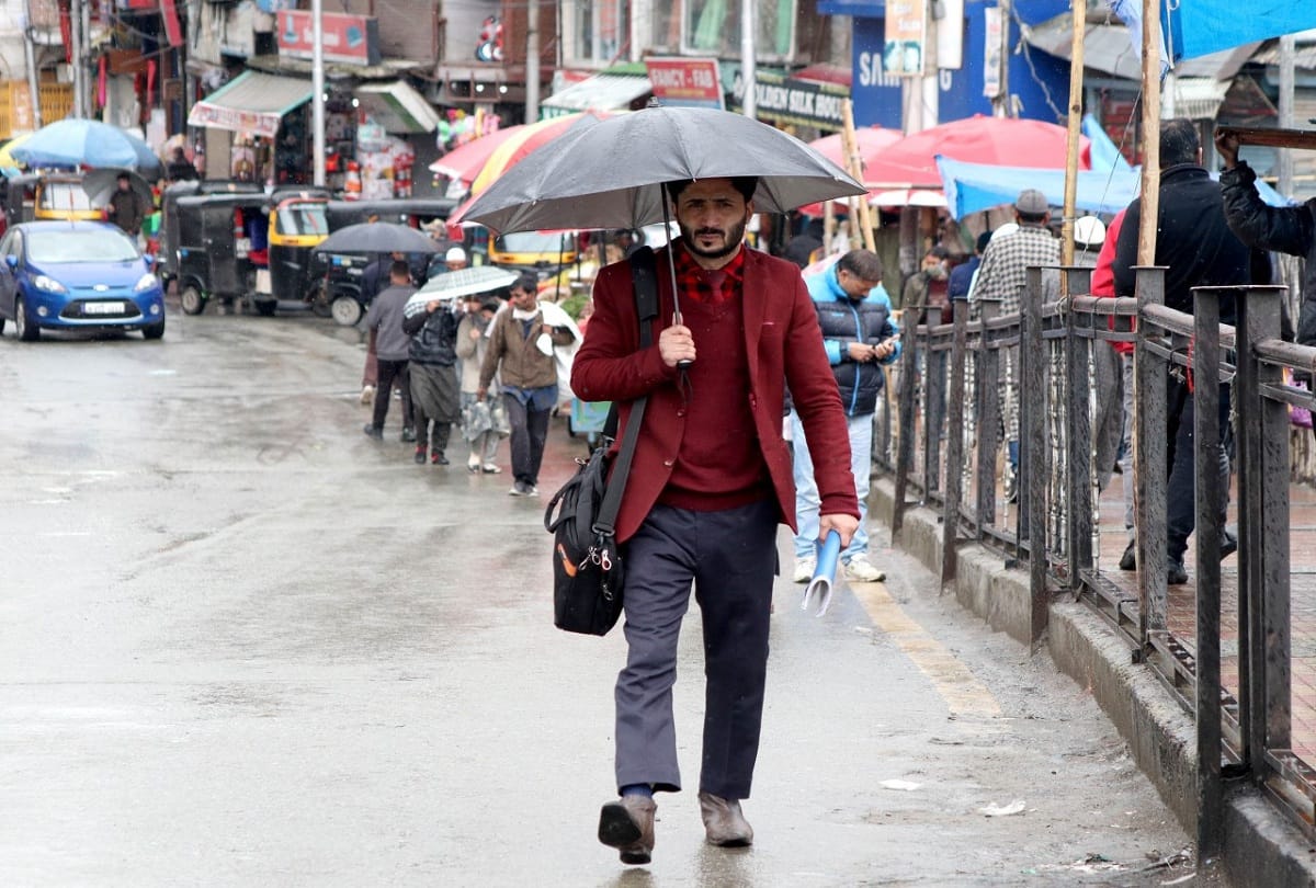 weather forecast jammu kashmir rain and fresh snowfall in Kashmir Valley