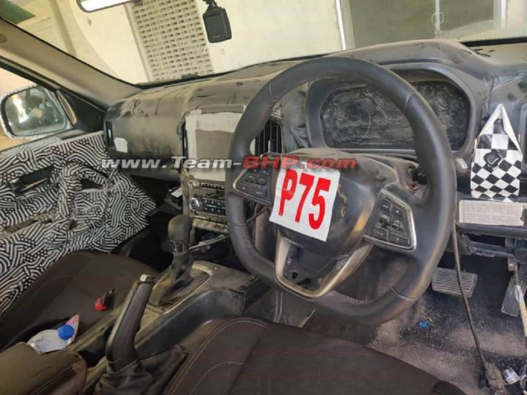 2021 mahindra scorpio interior spy pictures reveal many details of 2021 mahindra scorpio new model mahindra scorpio 2021 launch date