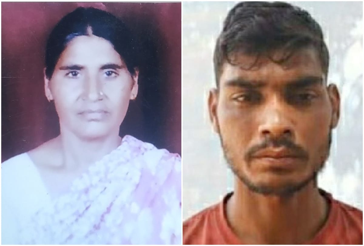 young man arrested for killing her mother in agra