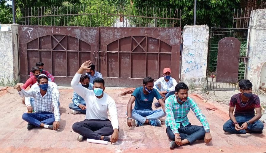 student protest at college
