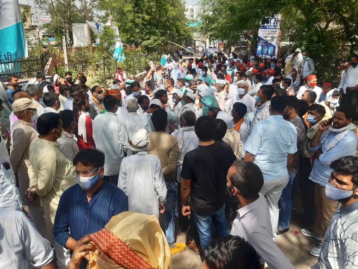 Mathura: Panchayat elections: Kovid guideline stripped in nomination