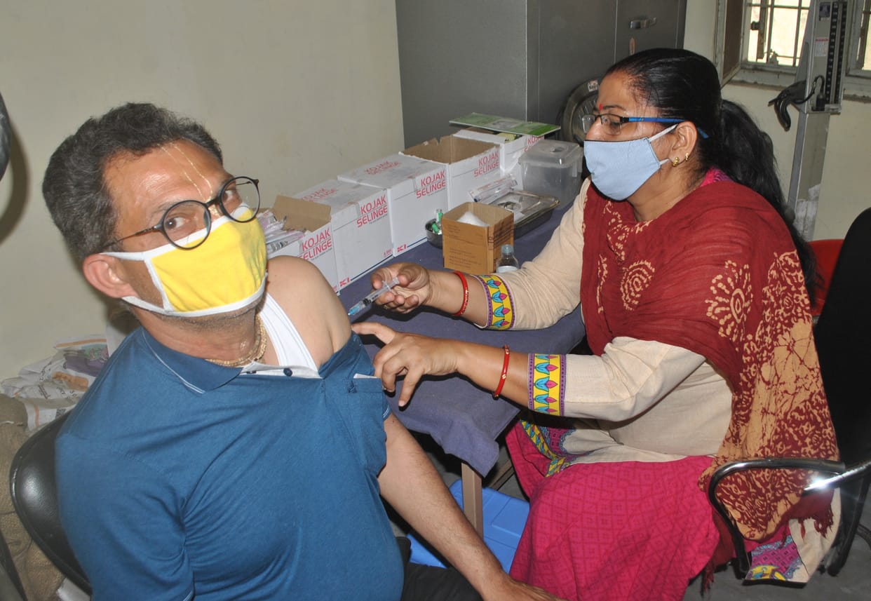 2287 people got Kovishield vaccine in the district