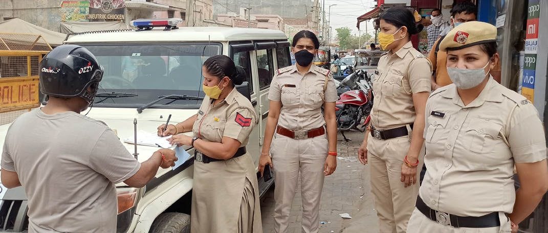 women asi's challn because she was without mask