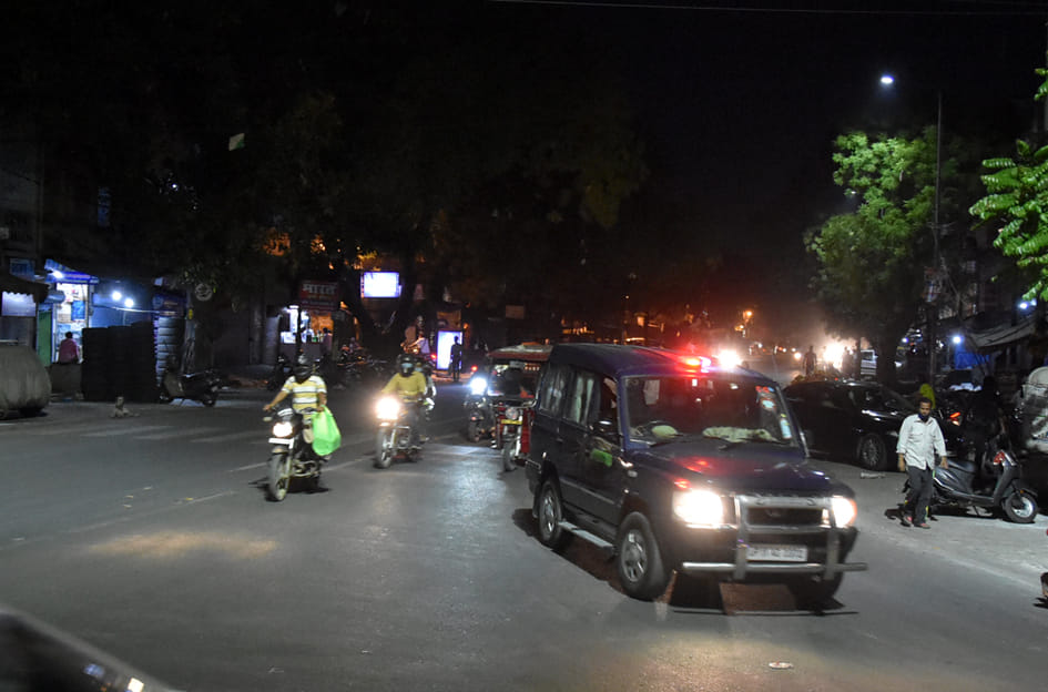 Corona curfew implemented, market closed, movement on roads