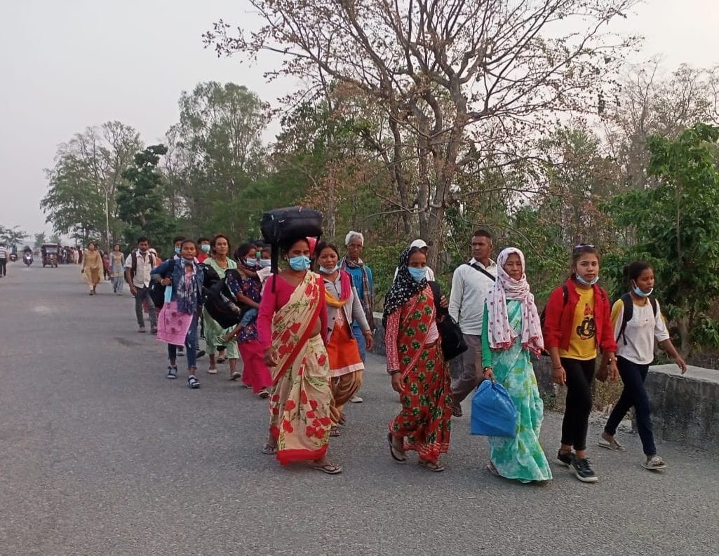 Devotees reached to worship Maa Poornagiri