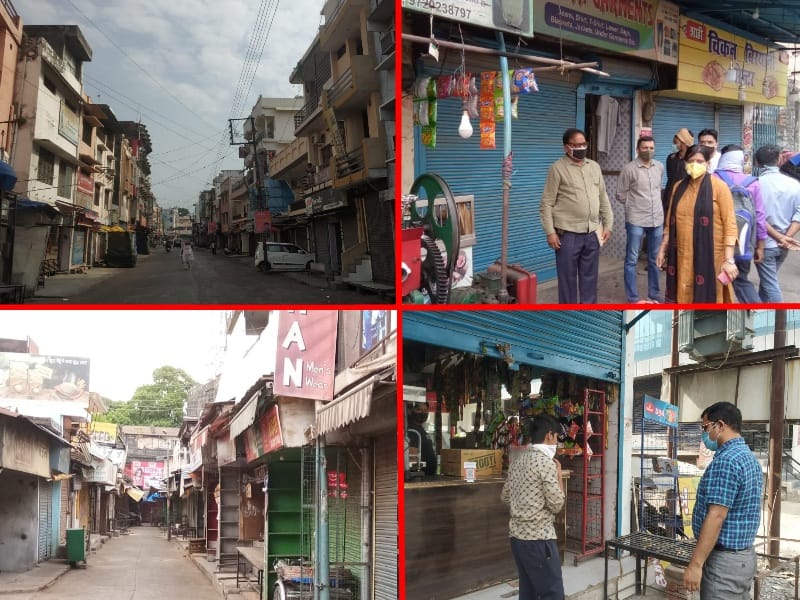 coronavirus in uttarakhand latest news : weekly lock down in haldwani today watch photos