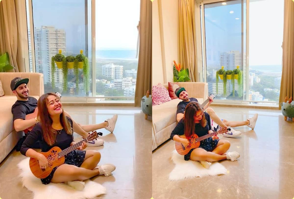 Neha Kakkar Luxurious House Inside Photos where she lives with Rohanpreet Singh