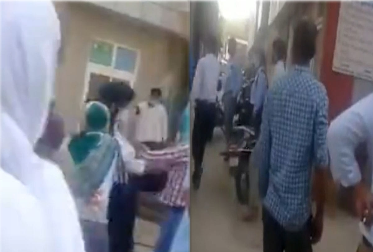 hallet hospital junior doctors beaten to timardar in kanpur
