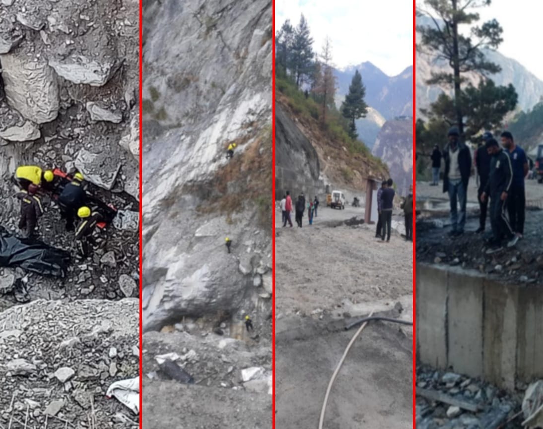 uttarakhand news : car fell into gorge at badrinath highway, five died, ground zero photos