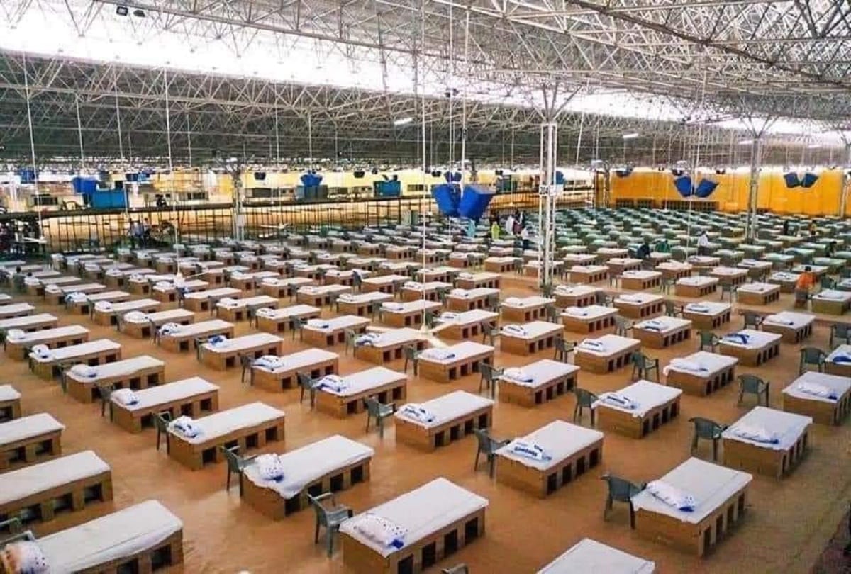 2000 beds are ready in Radha Swami Satsang Complex to fight of covid 19 in Indore