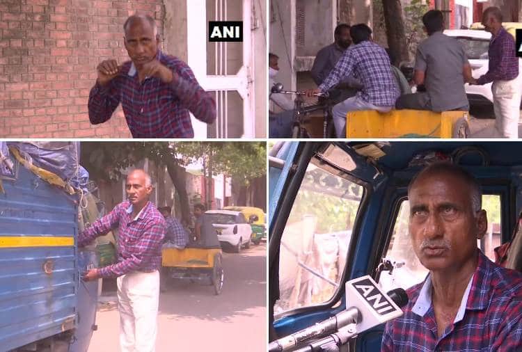 A former national boxer and NIS qualified coach Abid Khan drivers auto in Chandigarh