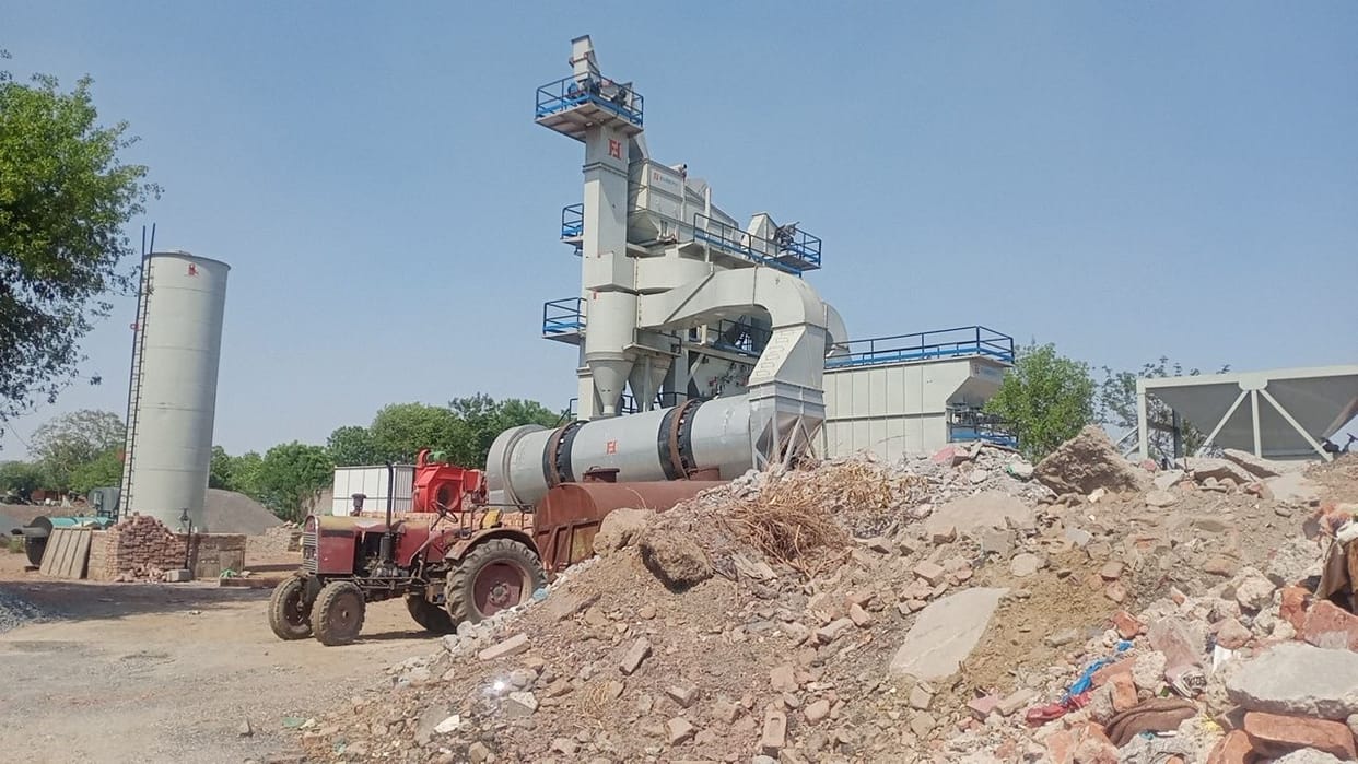 Hot mix plants are being installed illegally during the day