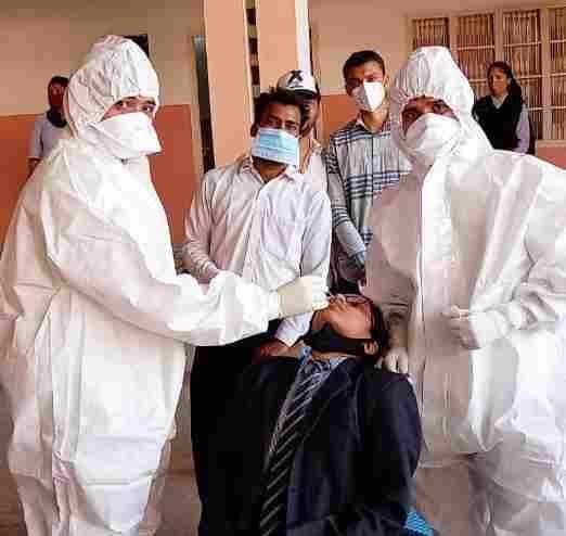 167 corona infected in the district, four families of three families involved