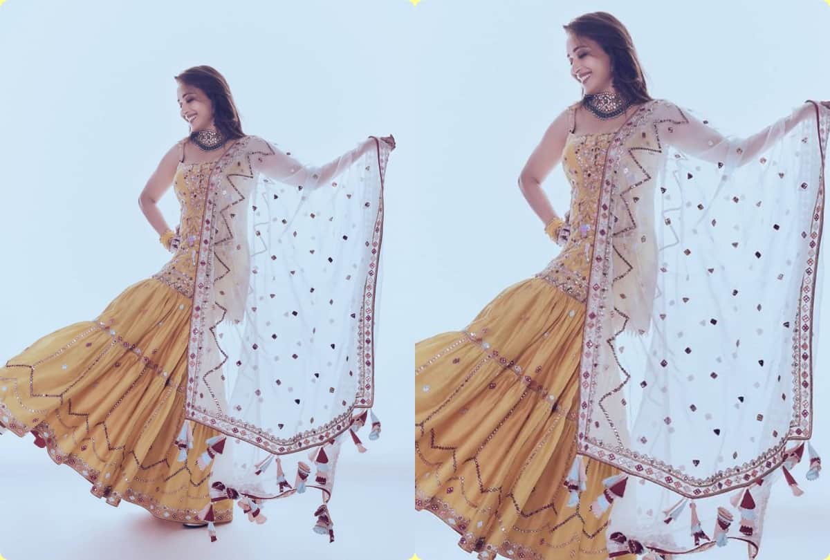 madhuri dixit shared her o re piya dance video on instagram