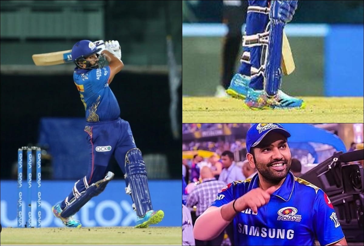 Mumbai Indians captain Rohit Sharma continued to speak for a cause this time shoes says save the corals