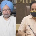 मनमोहन सिंह और हर्षवर्धन