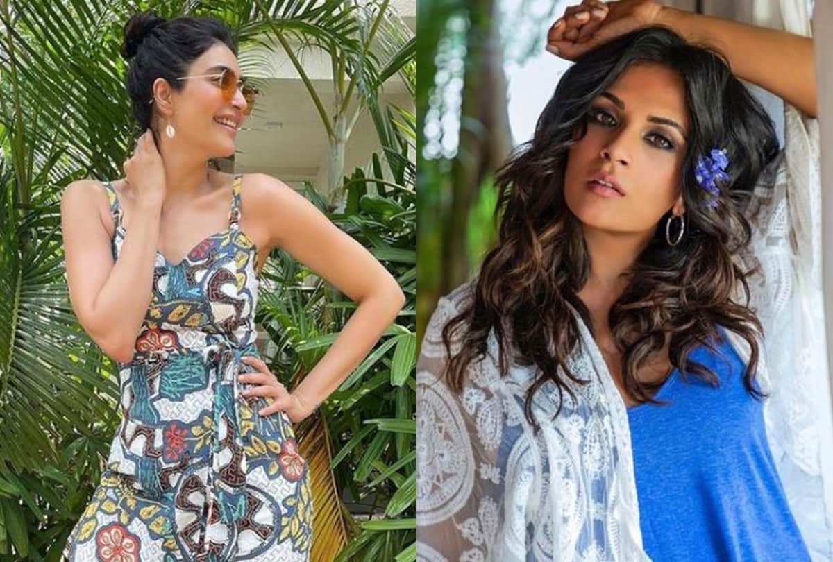 Richa chadha suggest Karishma tanna to wear mask on seeing her photos actress got annoyed