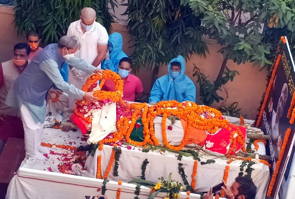 Uttarakhand News: Bjp Leader Bachi Singh Rawat Funeral Emotional Photos