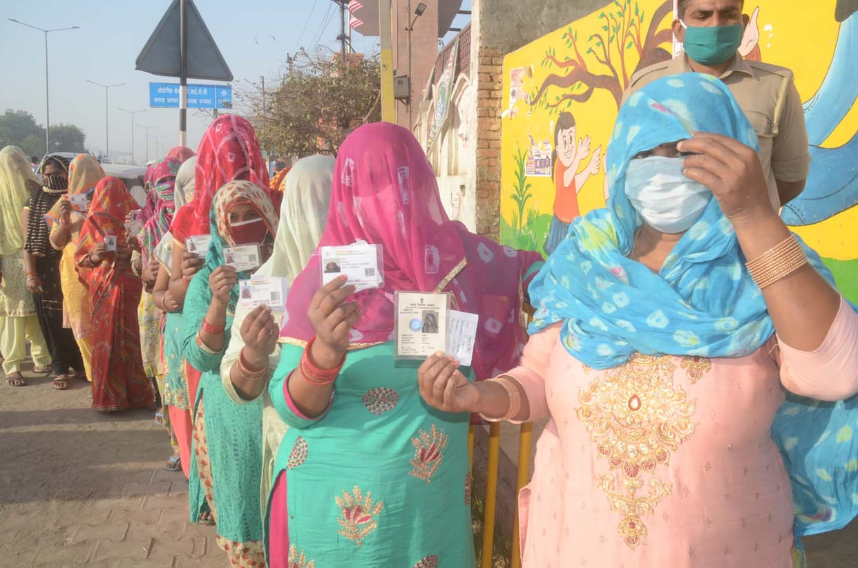 What happens if the veil is there, you know the right to vote