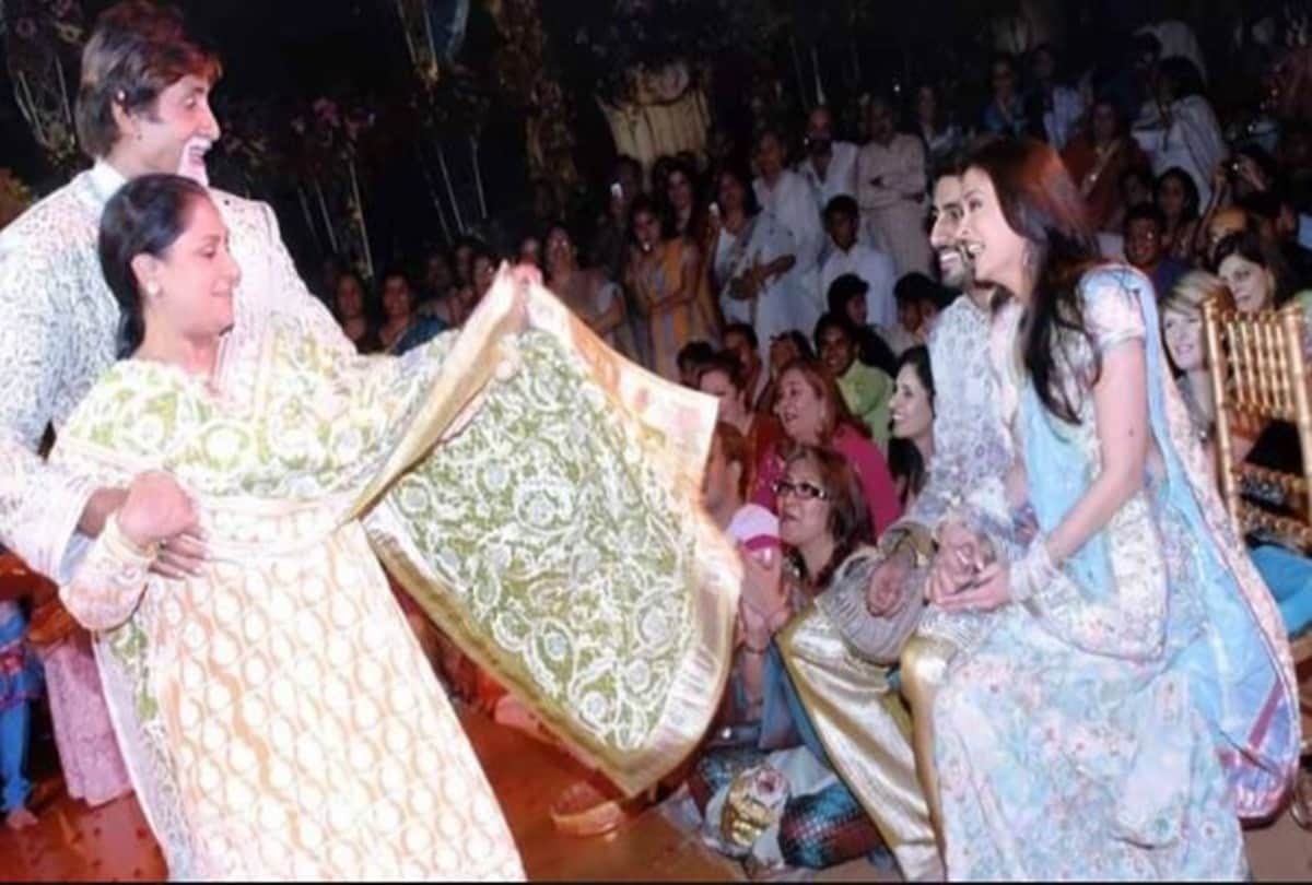 Abhishek Bachchan and Aishwarya Rai bachchan wedding photos and video when Amitabh and Jaya danced gracefully