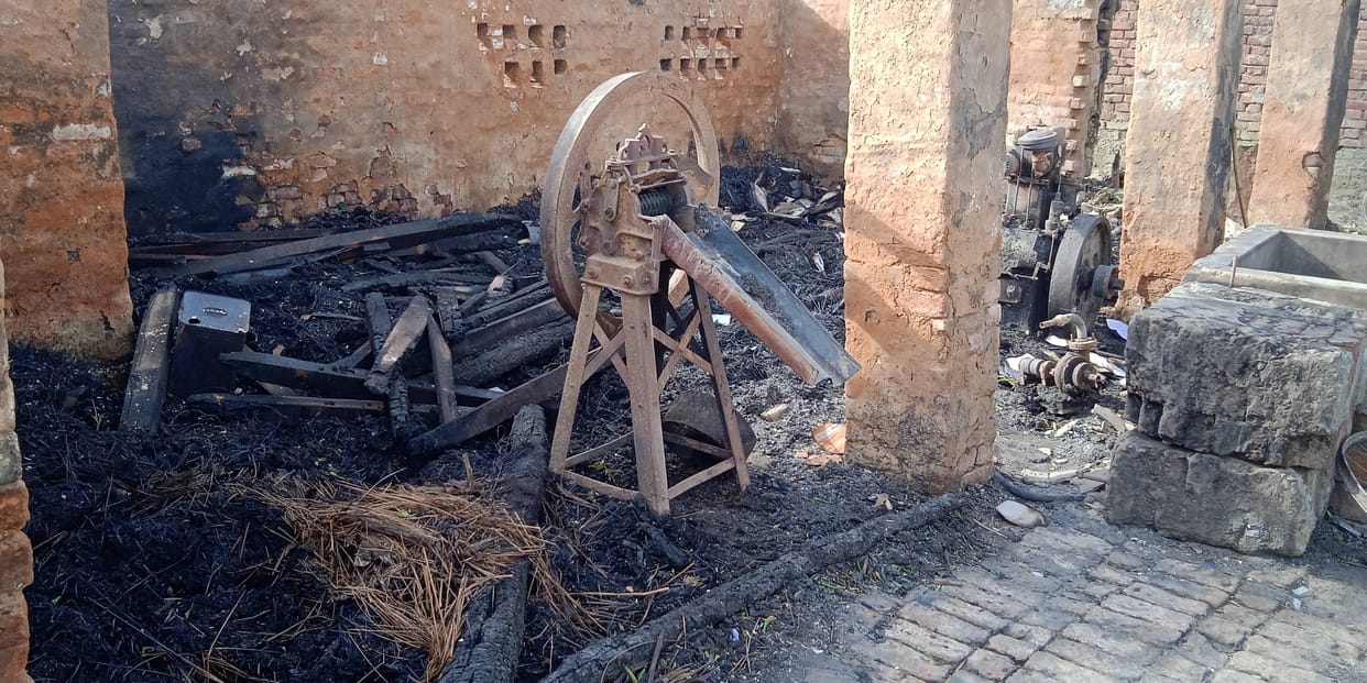 Wheat crop burnt in fire incidents