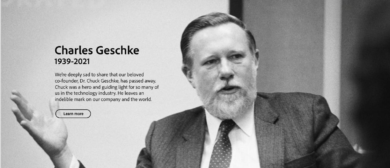Founder of Adobe Charles Zeski died in 81 years in America