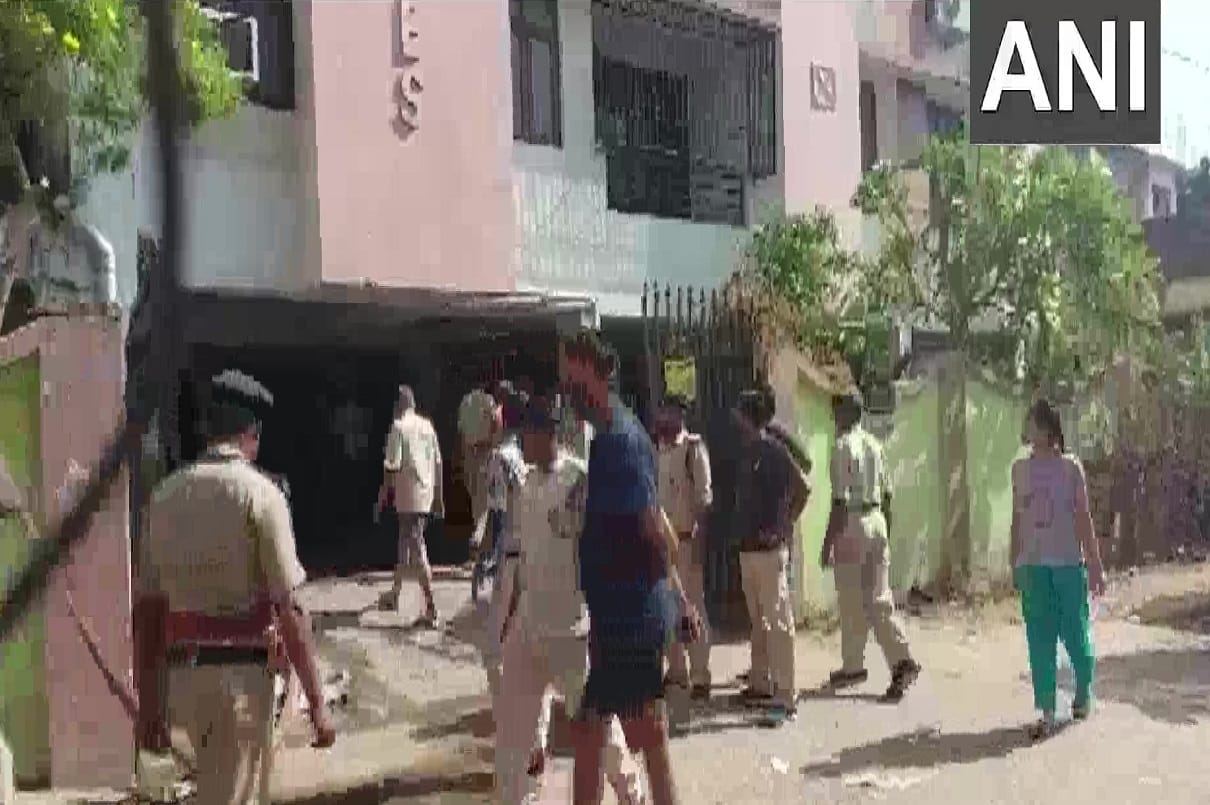 Two dead after fire broke out at an apartment in patna
