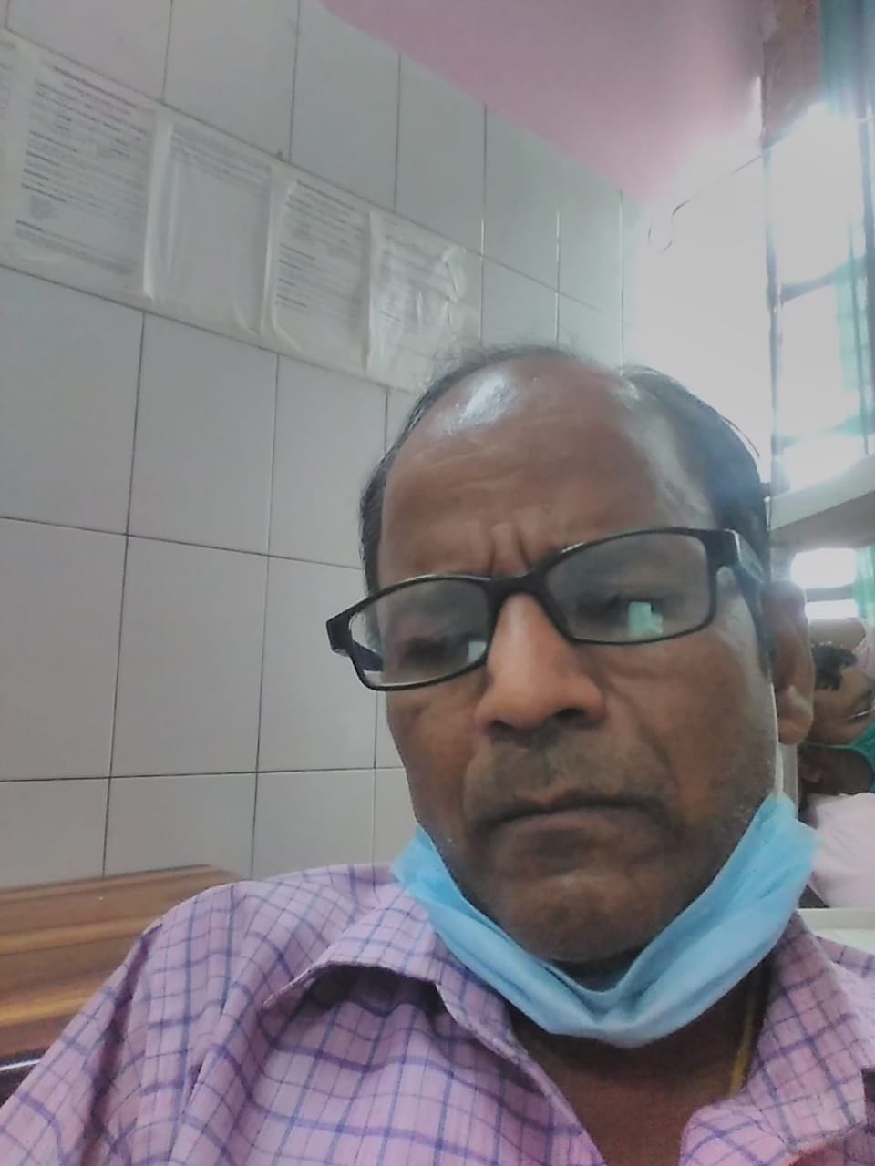 Niranjan arriving at lab for samples of corona for 10 months