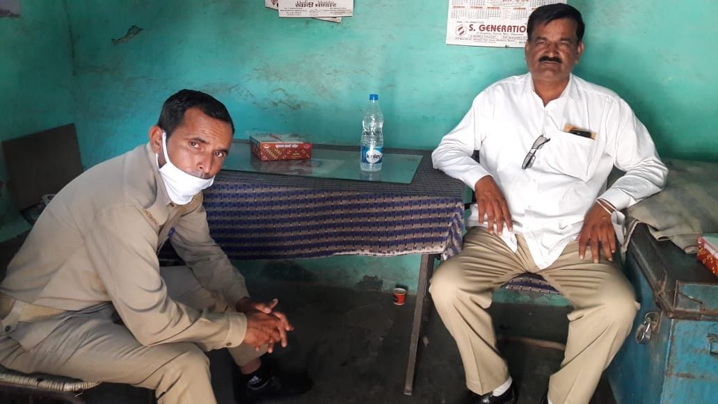 In Khatauli, the candidates sat in the police station