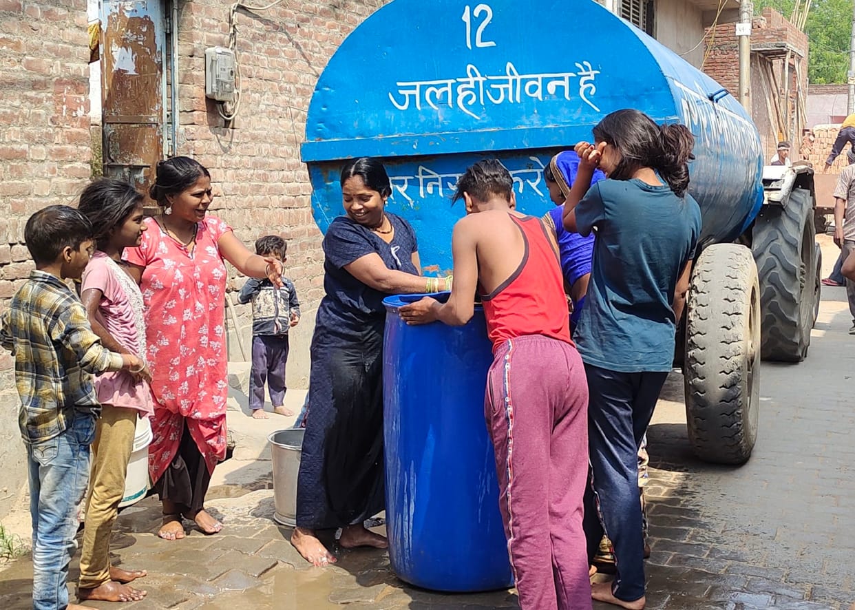 Suhaganagari is struggling with water crisis