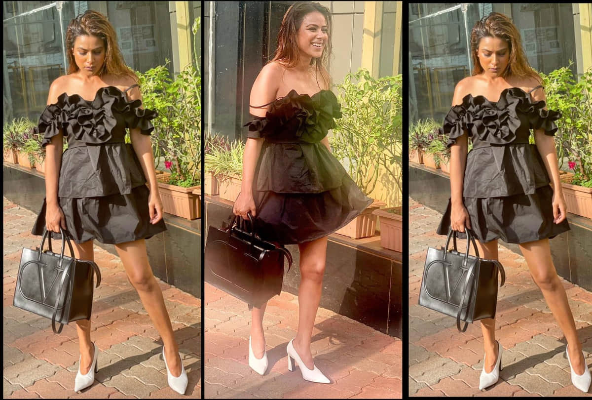 nia sharma shares black and white pic in sultry look