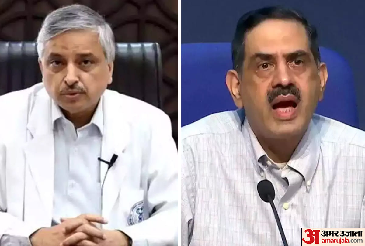 ICMR DG Dr Balram bhargava and AIIMS director Dr Randeep Guleria press conference over Coronavirus new strain and symptoms