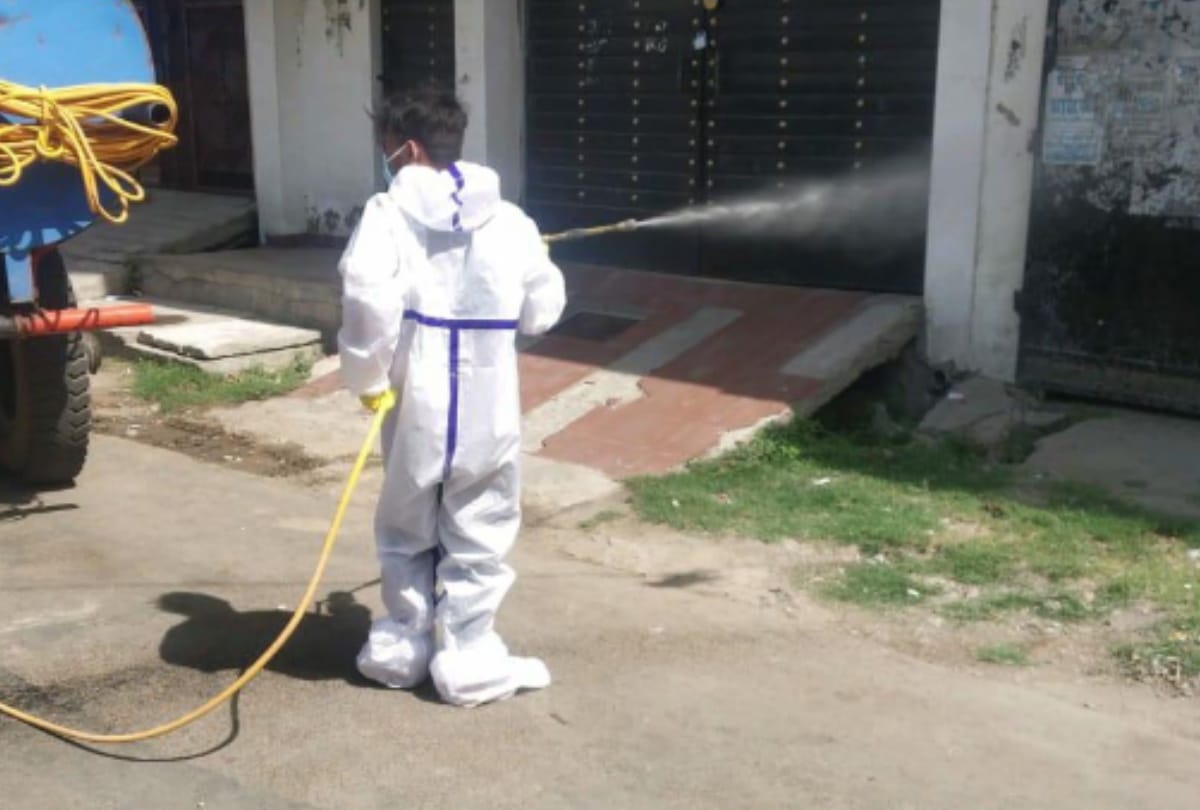 health department focused on sanitisation for discharged patients.