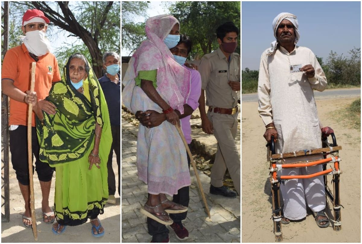 up panchayat election 2021, voters, up panchayat chunav 2021, senior citizens
